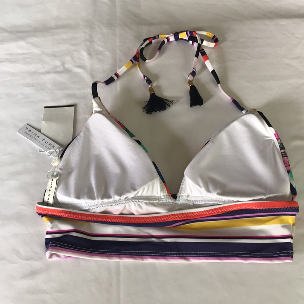 Trina Turk Treasure Cove Bikini Top NWT - Picture 7 of 12